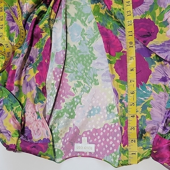 Ronny Kobo Bianca Floral Tie Top - Picture 12 of 13